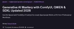 [Udemy] [Pixovert Studio] Мастерство генерации с ComfyUI, QWEN и SDXL обновление 2026 (2026).jpg