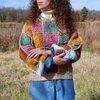 [Вязание] [Вяжи ру] [A R  Navin] Patchwork Sweater - вязаный крючком пуловер из бабушкиных ква...jpg